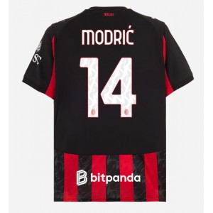 AC Milan Luka Modric #14 Jalkapallovaatteet Kotipaita 2025-26 Lyhythihainen